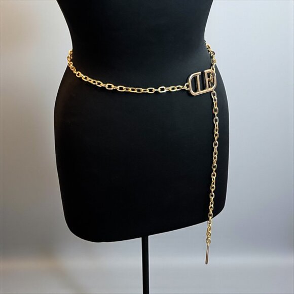 Chic Geometric Metal Waist Chain - Picture 3 of 9